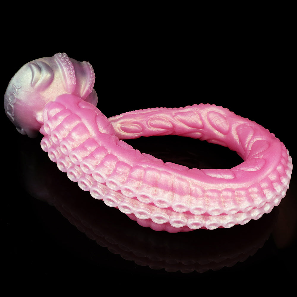 Gode réaliste à tentacules - Jouets sexuels à ventouse texturés en forme de pieuvre souple de qualité supérieure