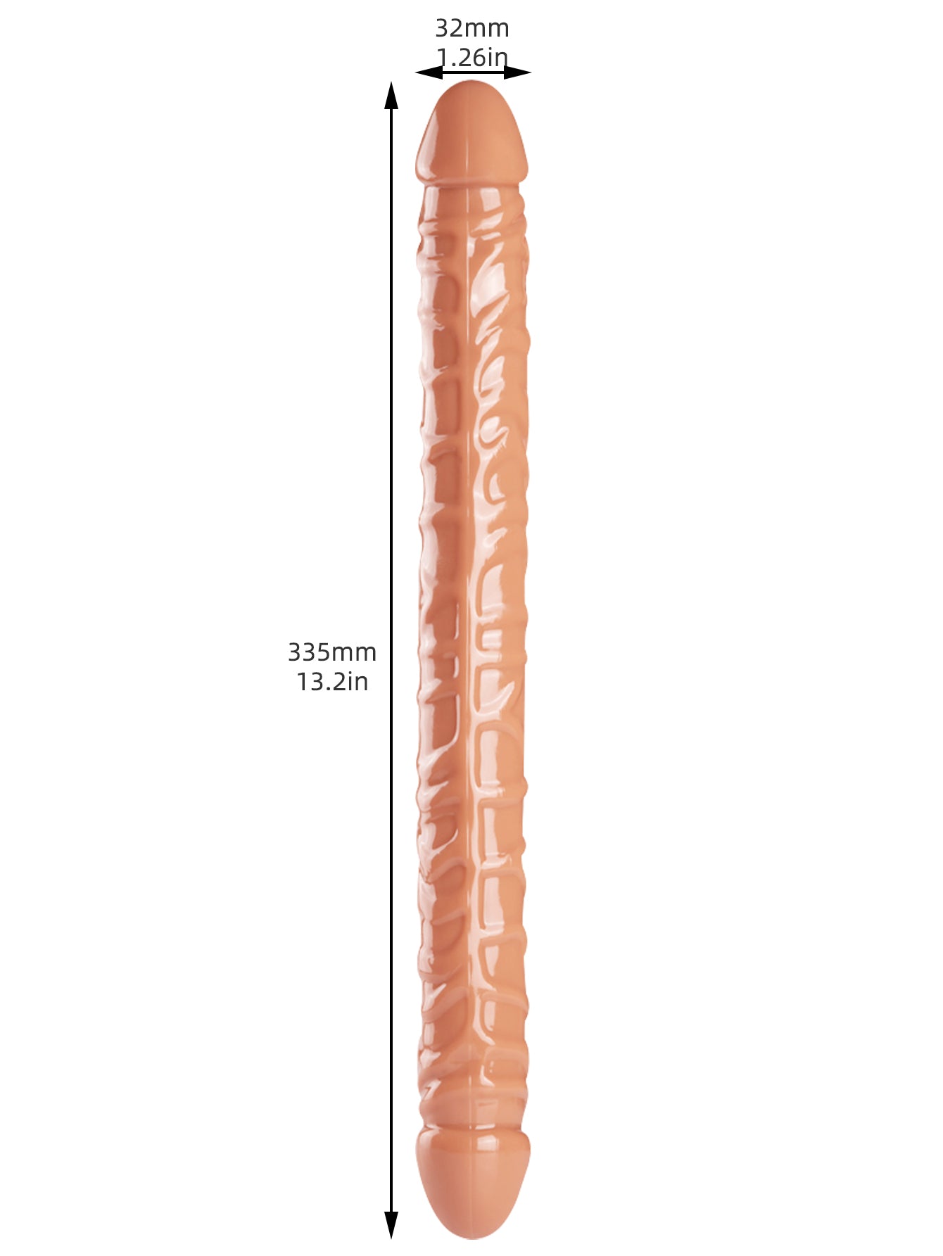 Double-end Dildo Pegging Sexuality - 13 inch Long Doule Head Sex Toys for Women Lesbian