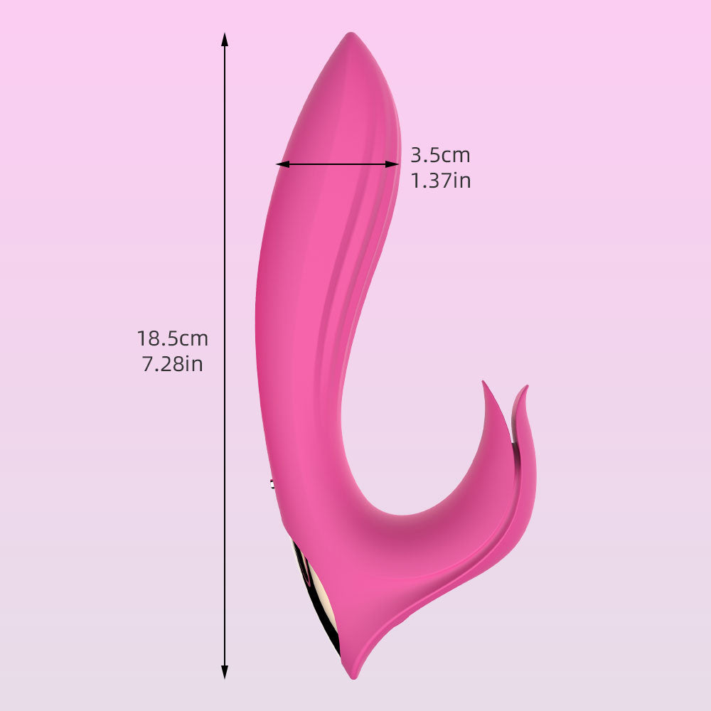 Clit Clamps G Spot Vibrator - Double End Clitoral Female Sex Toys
