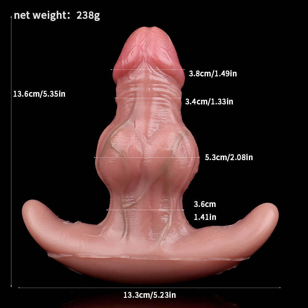 Plug anal vibrant télécommandé en silicone pour homme et femme