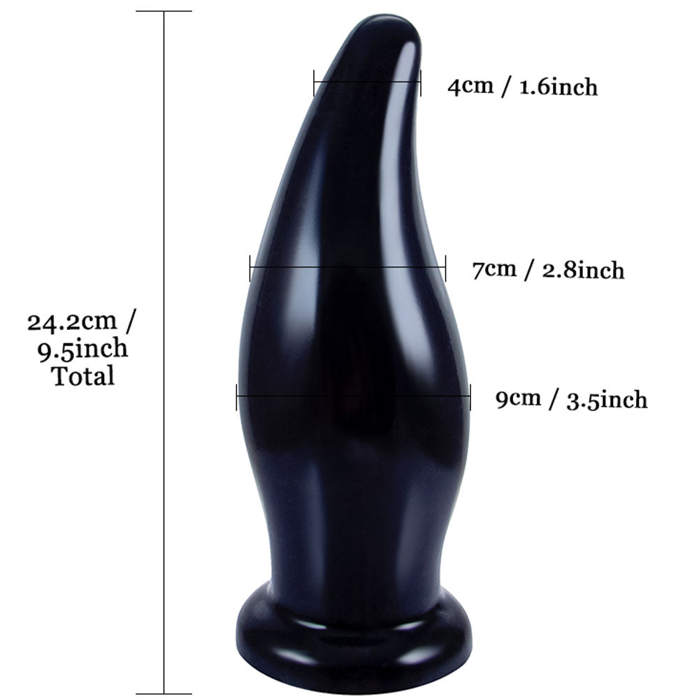 Big Butt Plug Analdildo – weiches Silikon-Analdilatator-Sexspielzeug für Männer und Frauen