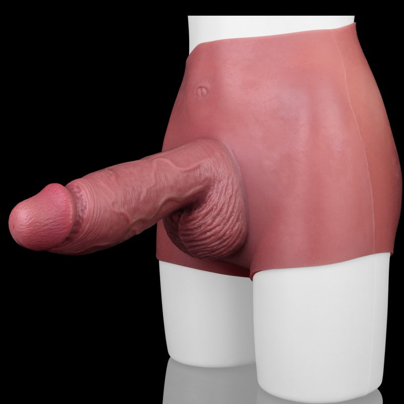 Dicker Dildo Penissleeve Extender Pants Realistische Penishlle aus Domlust Dicker Dildo Penissleeve Extender Pants Realistische Penishlle aus Domlust