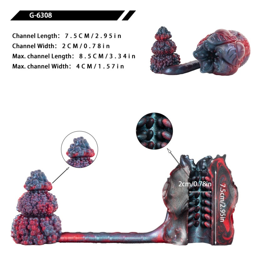 Monster Pocket Pussy & Butt Plug – 2-in-1 Fantasy Silicone Male Sex Toy