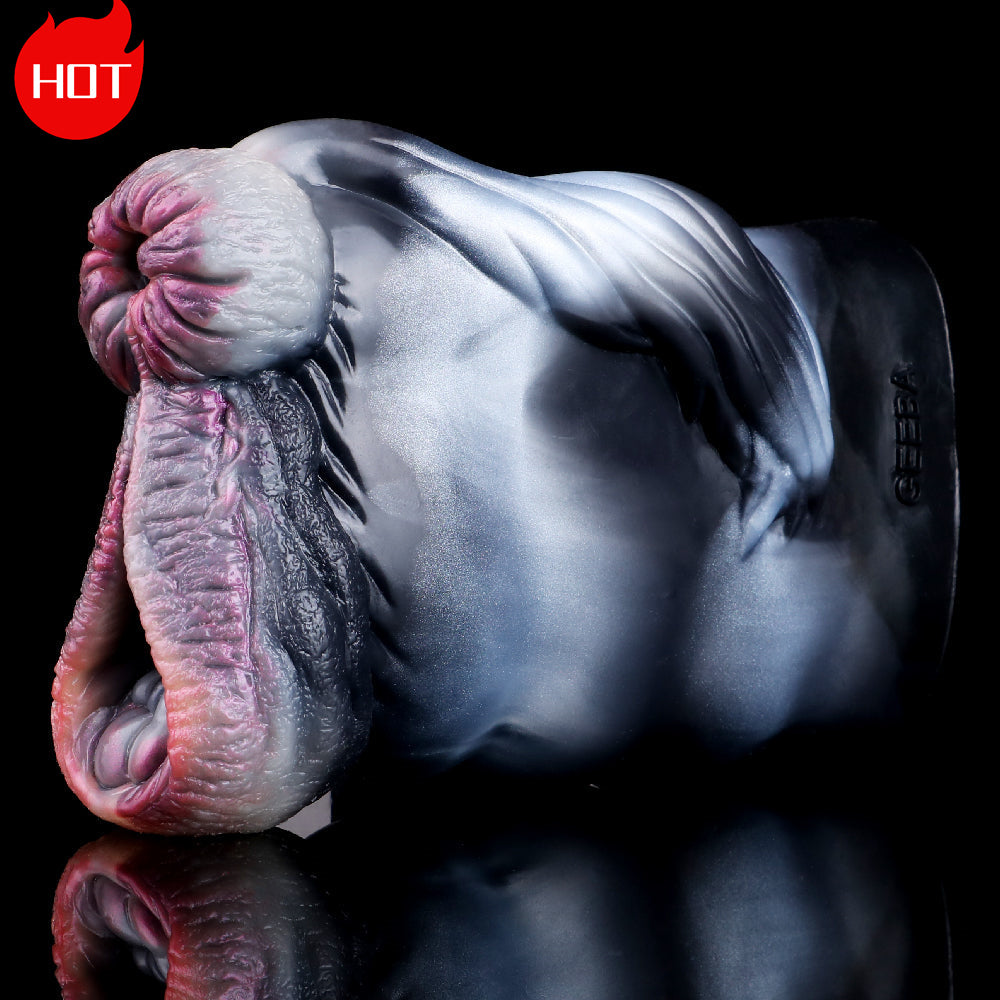 Zebra Animal Vagina Pussy Male Masturbation Cup - Pocket Realistic Sil Domlust Zebra Animal Vagina Pussy Male Masturbation Cup - Pocket Realistic Sil Domlust
