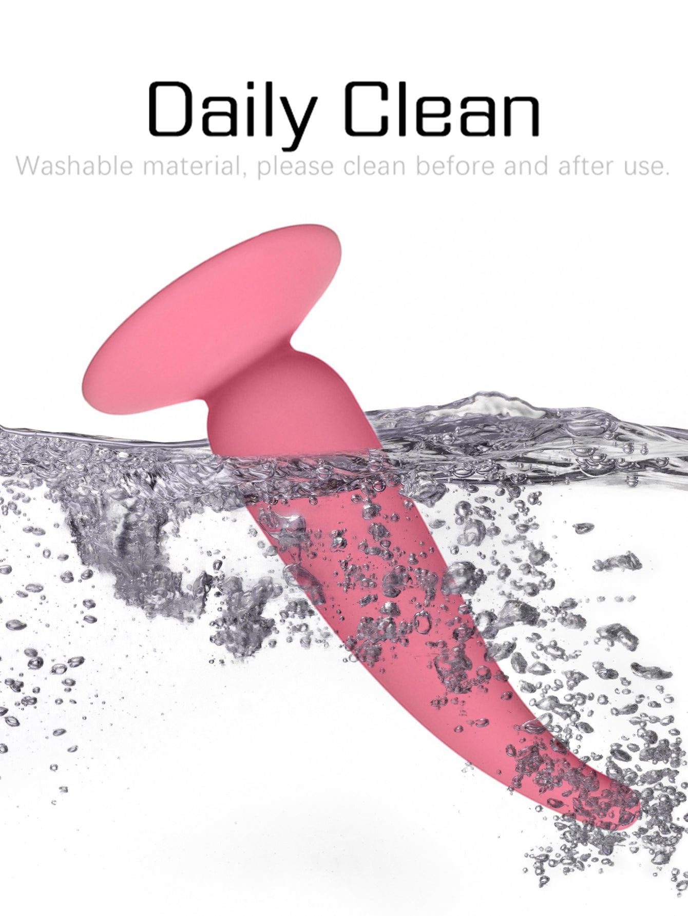 Plug Anal Gode Ventouse - Stimulateur Vaginal en Silicone Souple Jouets pour Adultes pour Unisexe