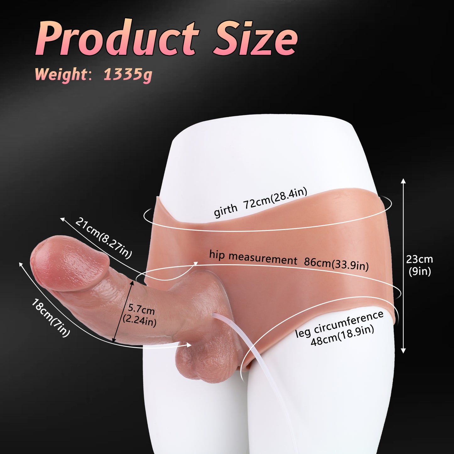 Squirting Dildo Pants Pegging Sexuality - Realistic Cumming Penis Sex Toys for Women Lesbian
