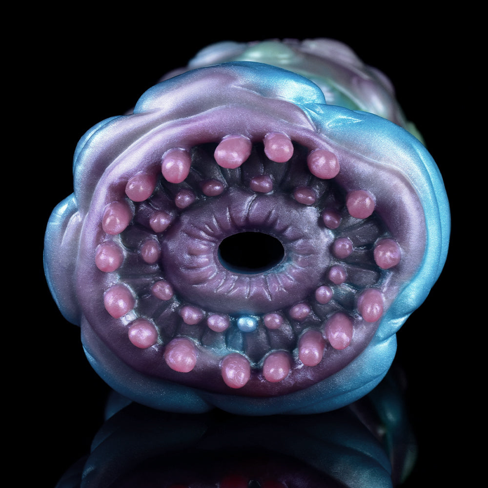 Masturbateur masculin en forme de chatte anémone de mer – Jouet de massage vaginal et pénis fantastique pour adultes