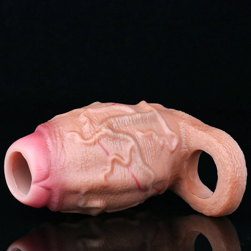 Manchon gonflable pour pénis Fantasy Canine – Jouets sexuels en silicone pour l'extension du pénis et le contrôle de l'éjaculation