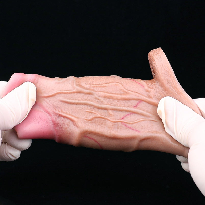 Manchon gonflable pour pénis Fantasy Canine – Jouets sexuels en silicone pour l'extension du pénis et le contrôle de l'éjaculation