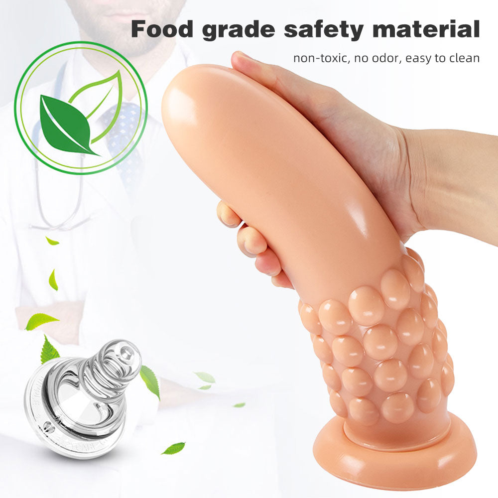 Riesiger Analdildo-Buttplug – spiralförmig geknotete Dildo-Analperlen für Männer und Frauen