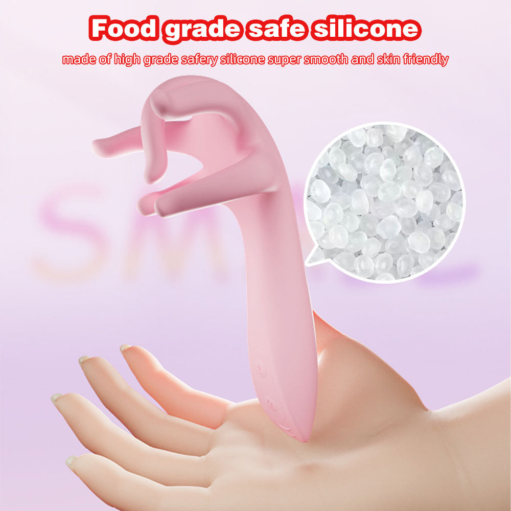 Finger Vibrator Sex Toys for Women - Realistic Five-finger Breast Vaginal Prostate Massager