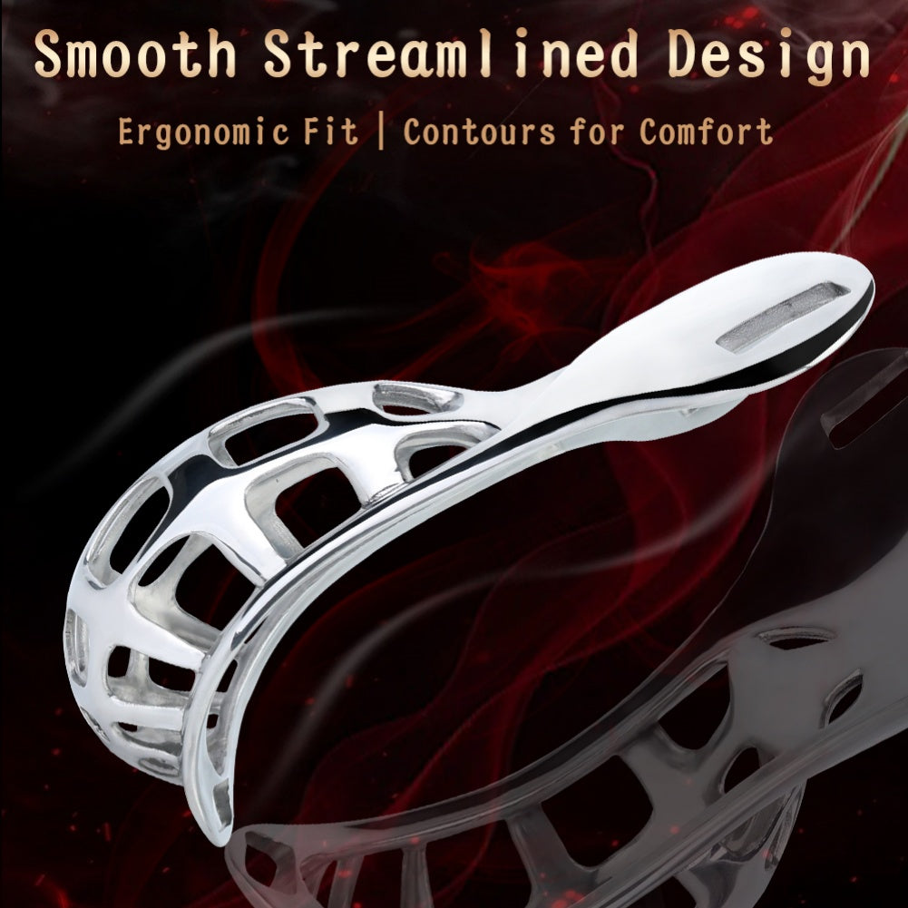 Hollow Stainless Steel Strap-on G-string – Male Bettie Bondage Metal BDSM Toys