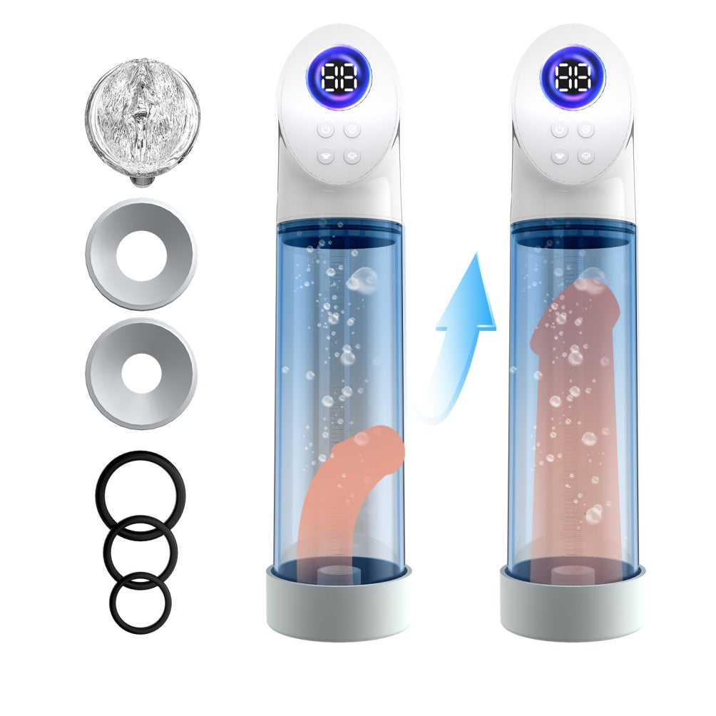 Sucking Massaging Penis Masturbation Cup - Smart Control Male Silicone Blowjob Sex Toys