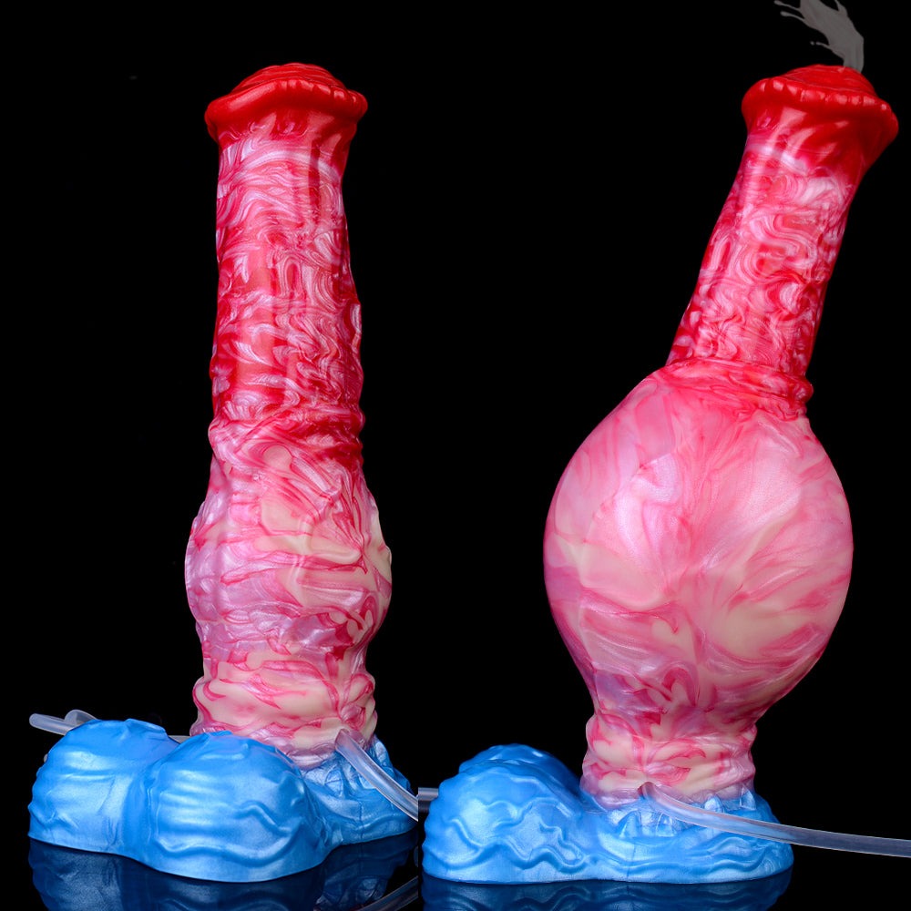 Aufblasbarer spritzender Pferdedildo – Fantasy Monsterdildo, Analsexspielzeug für Frauen, Masturbation