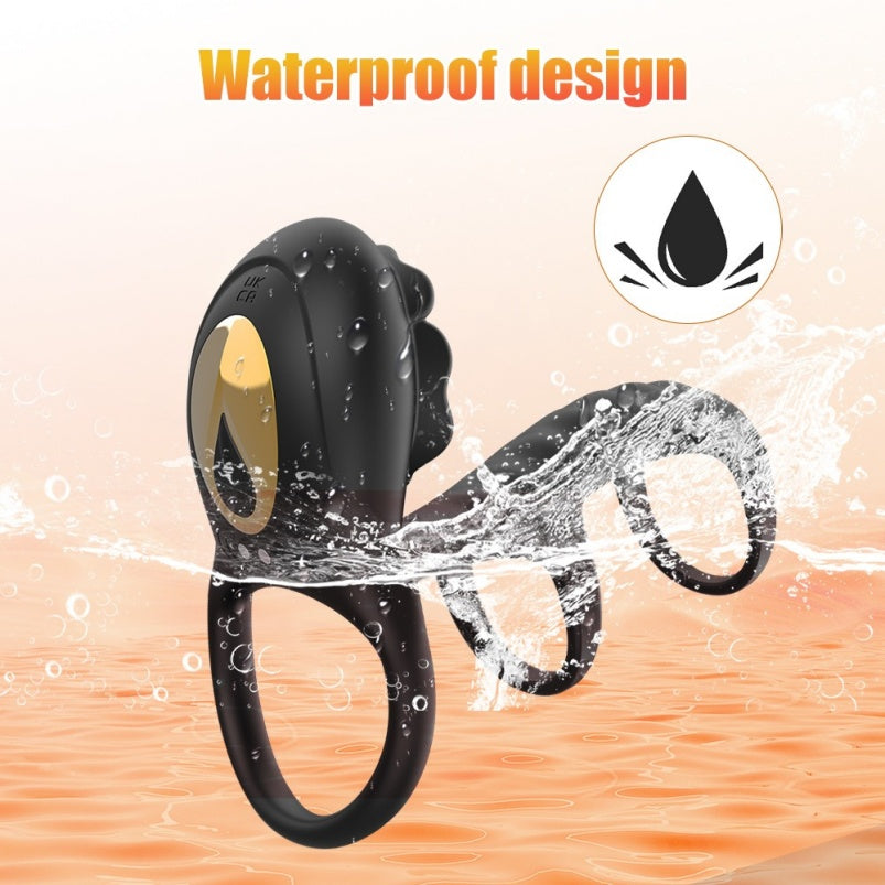 Rose Suction Silicone Cock Ring – Multi-Frequency Clitoral Vibrating Sex Toys for Man & Women
