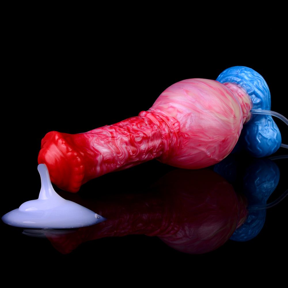 Aufblasbarer spritzender Pferdedildo – Fantasy Monsterdildo, Analsexspielzeug für Frauen, Masturbation