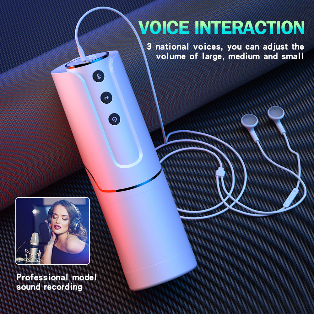 Masturbateur automatique pour homme avec manchon de chatte - Massage du pénis rotatif, succion, masturbation, jouets pour adultes