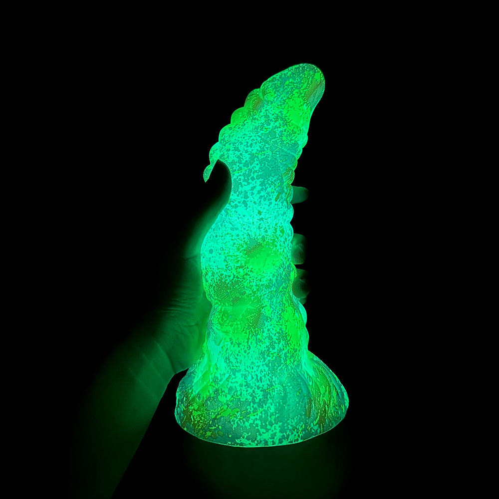 Großer, dicker Analdildo mit Butt Plug – leuchtender, realistischer Dildo, Sexspielzeug für Frauen
