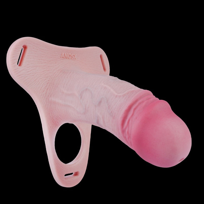 Realistic Dildo Homemade Chastity Cage – Silicone Restraint Tool for Male Control