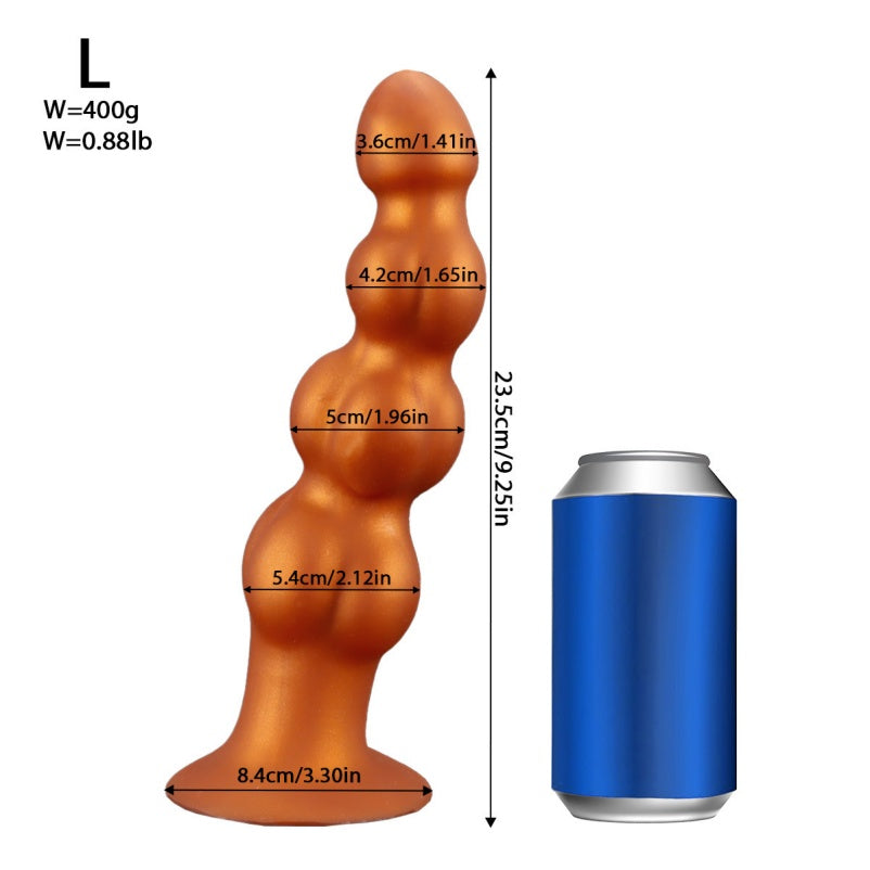 Silicone Anal Beads Butt Plug – Gradually Expansion Sex Toy for Men Women Masturbating
