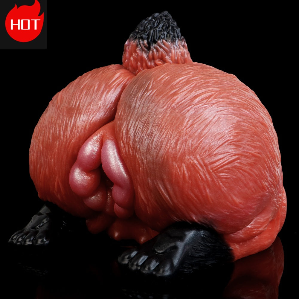 Fox Pussy Torso Buttocks Sex Toy - Realistic Furry Animal Vagina Men Masturbation Pocket Cup