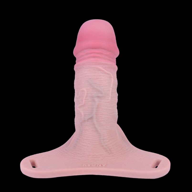 Realistic Dildo Homemade Chastity Cage – Silicone Restraint Tool for Male Control