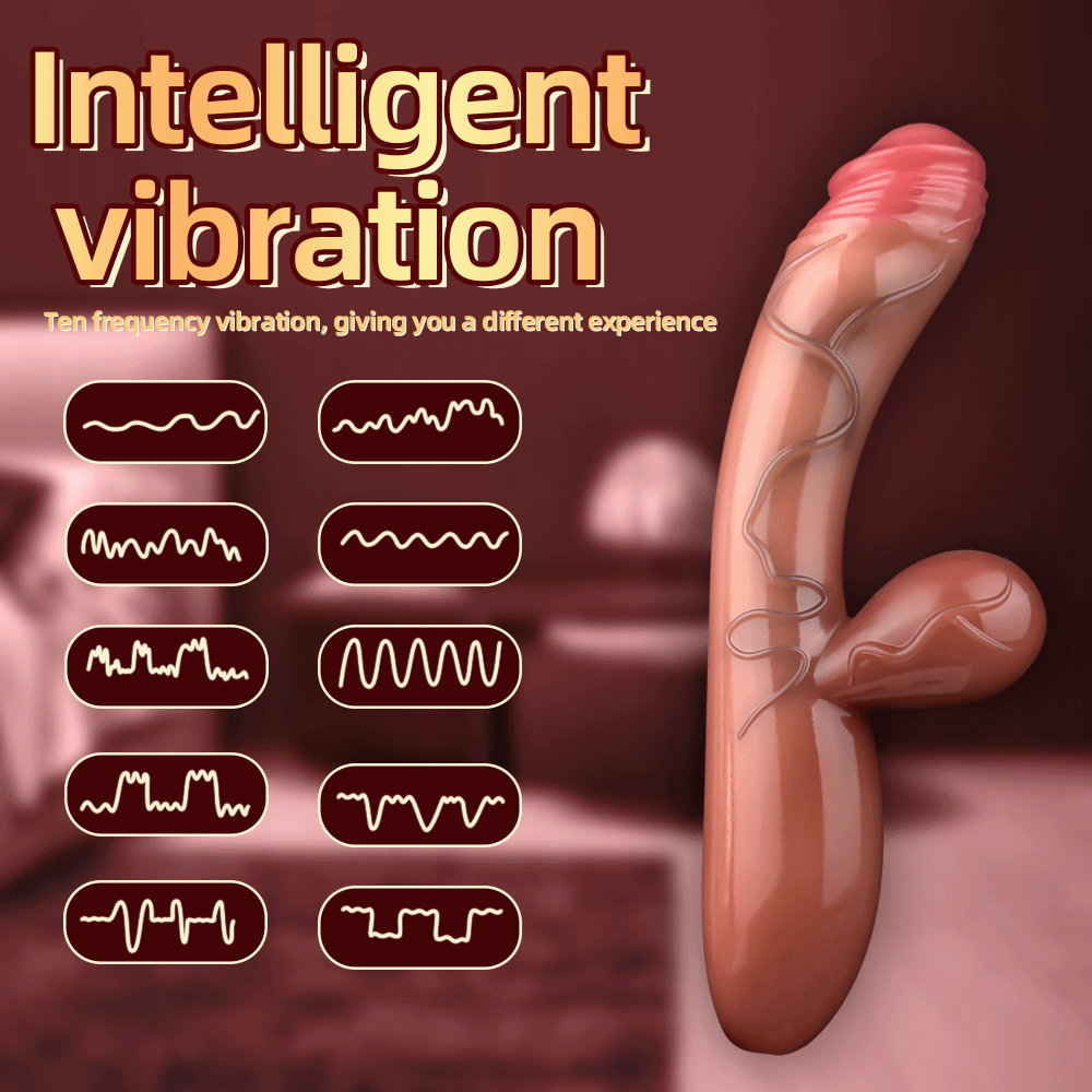 Realistic Dildo Vibrator Anal Butt Plug - Vibrating Double End Dildos Domlust Realistic Dildo Vibrator Anal Butt Plug - Vibrating Double End Dildos Domlust