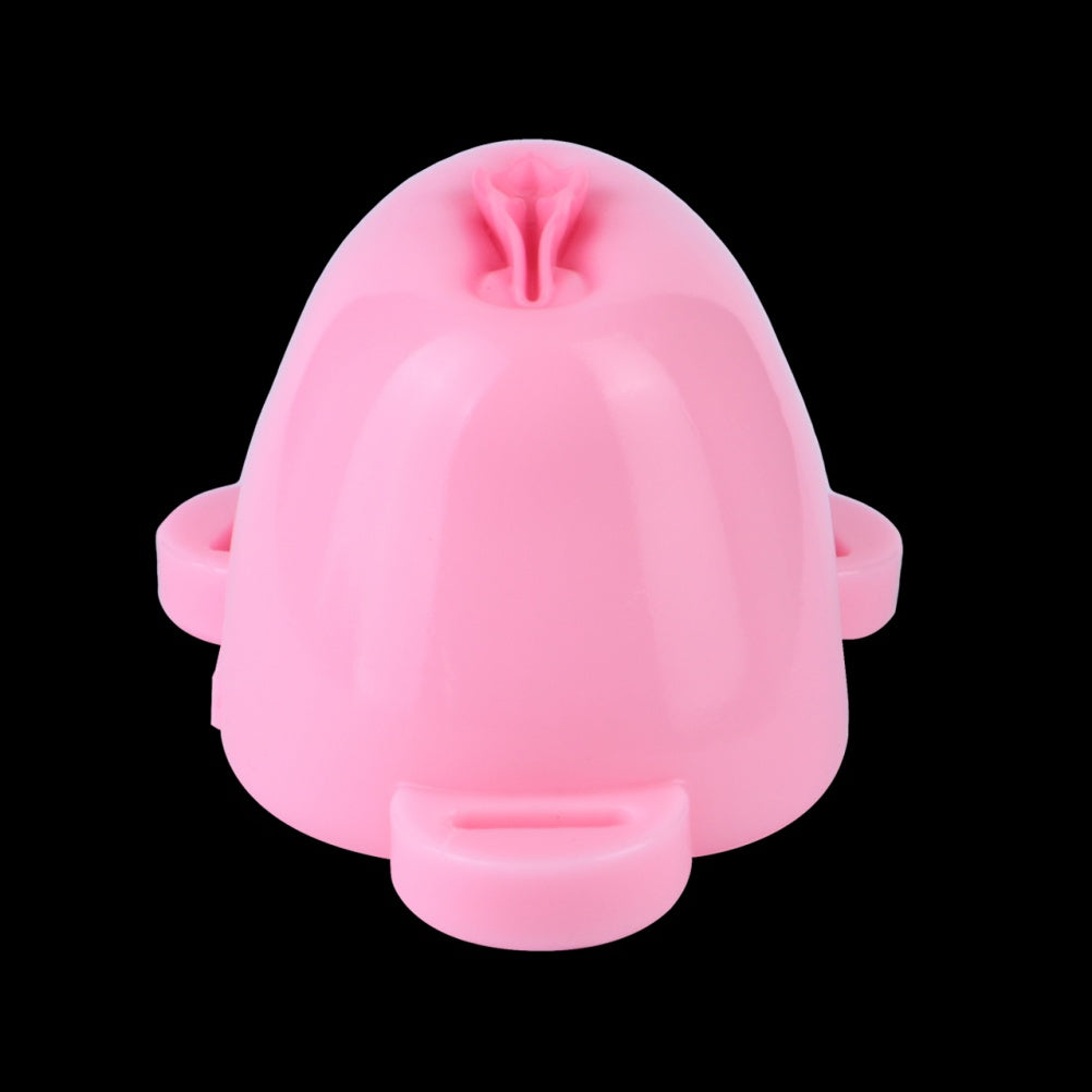 Fantasy Pink Realistic Strapon Fake Vagina – Sissy Sex Silicone Toy for Men