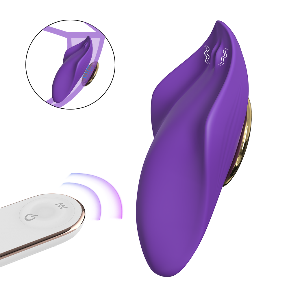 Discreet Strap-On Vibrating Clitoral Stimulating Magic Wand – Wireless Remote Control Female Toy