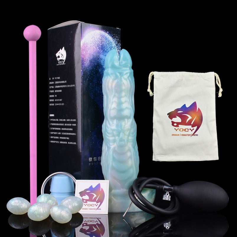 Insertable 8.54in Vaginal Fantasy Ovipositor – G-Spot Stimulating Silicone Dildo