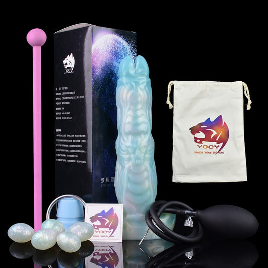 Einführbarer 8,54 Zoll Vaginal Fantasy Ovipositor – G-Punkt stimulierender Silikondildo