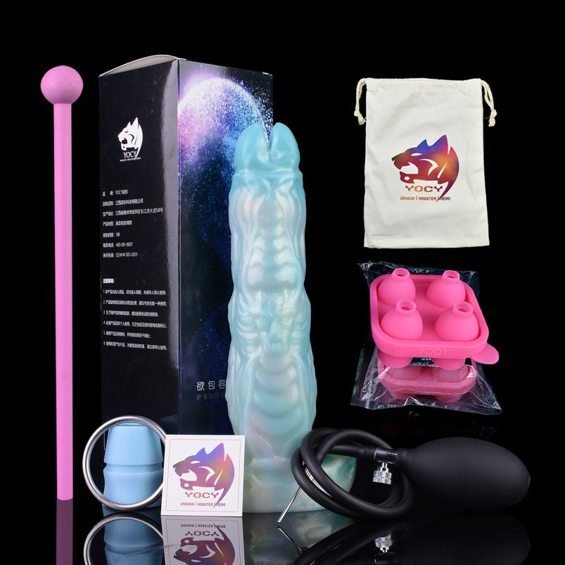 Insertable 8.54in Vaginal Fantasy Ovipositor – G-Spot Stimulating Silicone Dildo