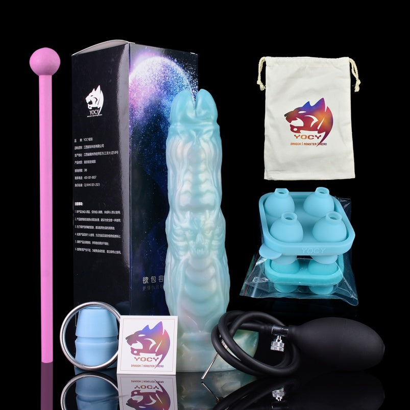 Insertable 8.54in Vaginal Fantasy Ovipositor – G-Spot Stimulating Silicone Dildo