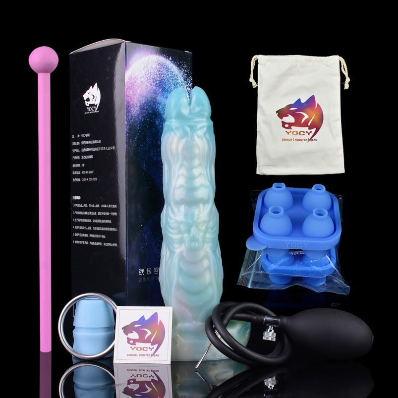 Insertable 8.54in Vaginal Fantasy Ovipositor – G-Spot Stimulating Silicone Dildo