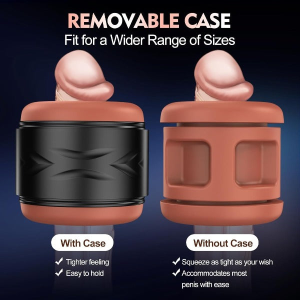 Realistic Pocket Pussy Male Masturbator - Rechangeable Cock Sleeve Del Domlust Realistic Pocket Pussy Male Masturbator - Rechangeable Cock Sleeve Del Domlust