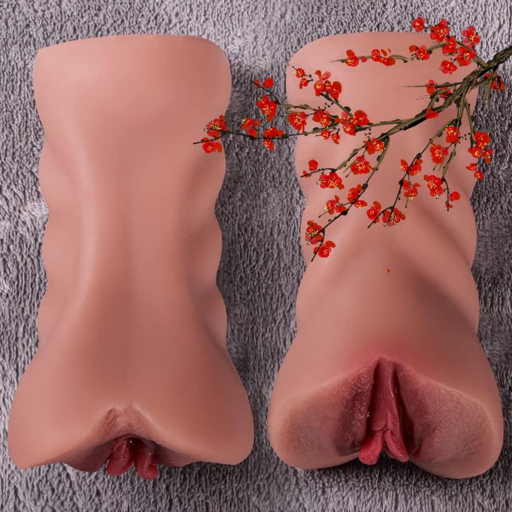 Masturbateur masculin réaliste de poche - Jouet sexuel de massage de pénis de vagin d'ébène pour les hommes