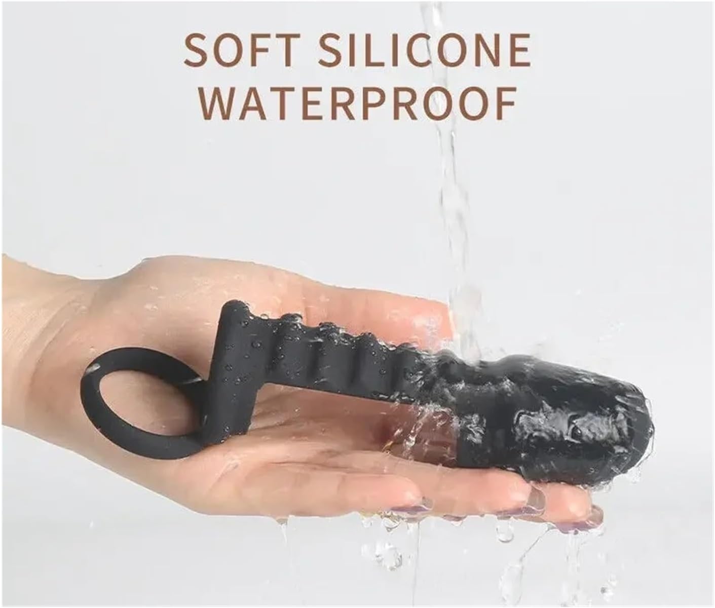 Anneau pénien en silicone pour homme - Jouets sexuels pour retarder l'éjaculation - Anneau pénien double