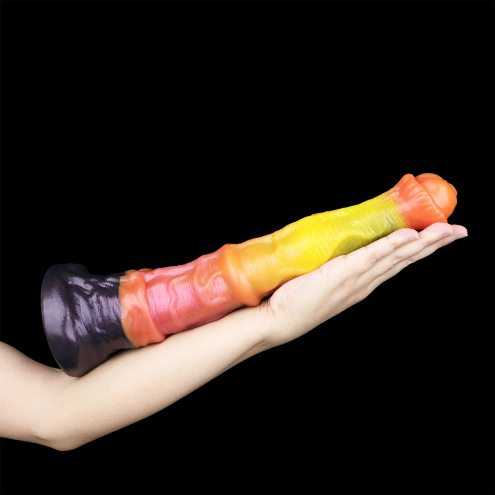 Fantasy Realistic Horse Cock Suction Cup - Dual Density Silicone Female Orgasm Toy