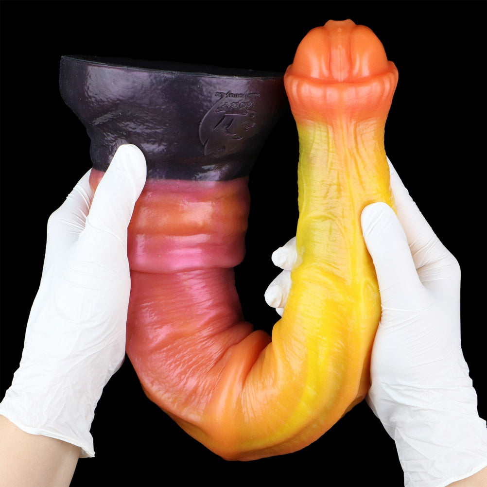 Fantasy Realistic Horse Cock Suction Cup - Dual Density Silicone Female Orgasm Toy
