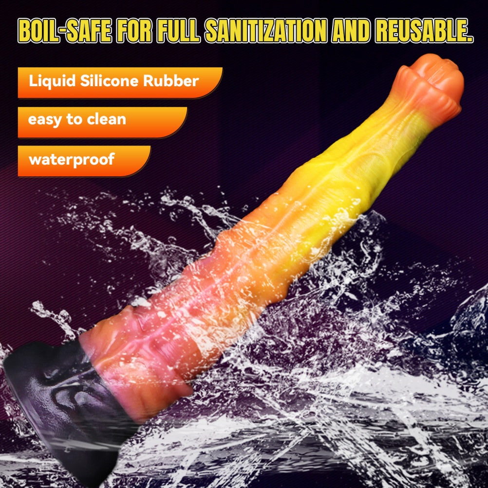 Fantasy Realistic Horse Cock Suction Cup - Dual Density Silicone Female Orgasm Toy