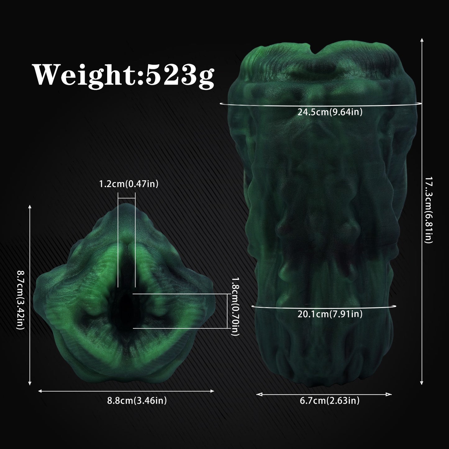 Primal Core Pocket Pussy – Specimen-01 Alien Holy Grail | Platinum Silicone Fantasy Stroker