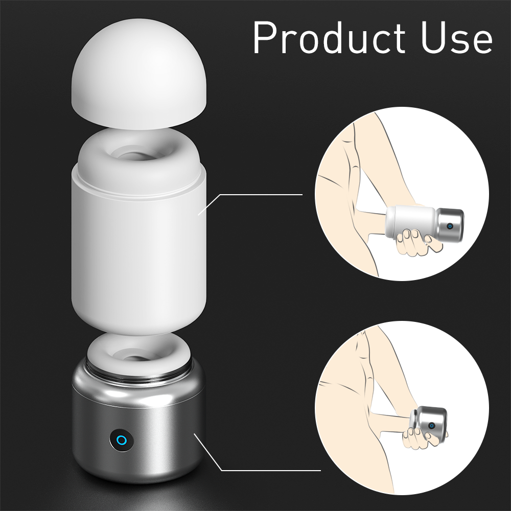Multifunctional Vibrating Blowjob Masturbator - Male Insertion Penis Massage Fleshlight