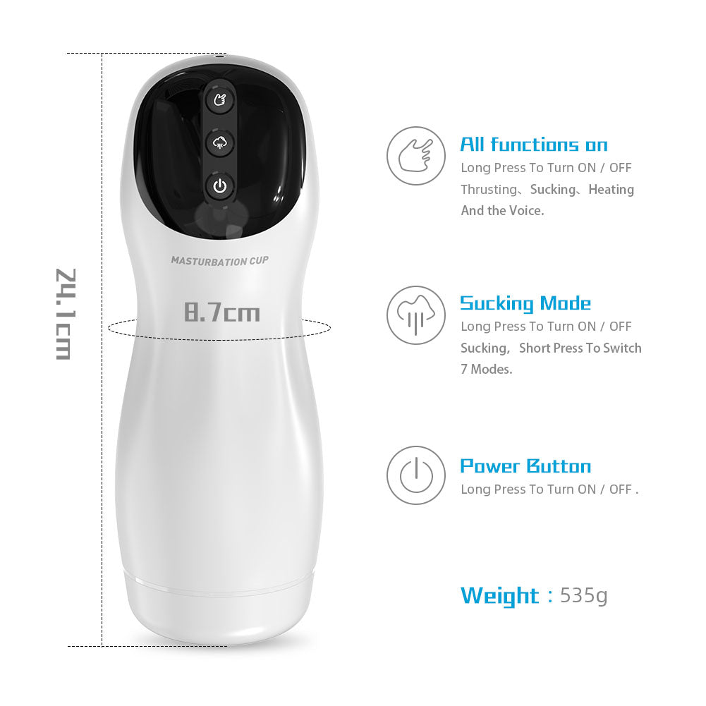 Masturbateur masculin pour adulte, machine à sucer et à sucer, jouets de masturbation pour pénis vibrants