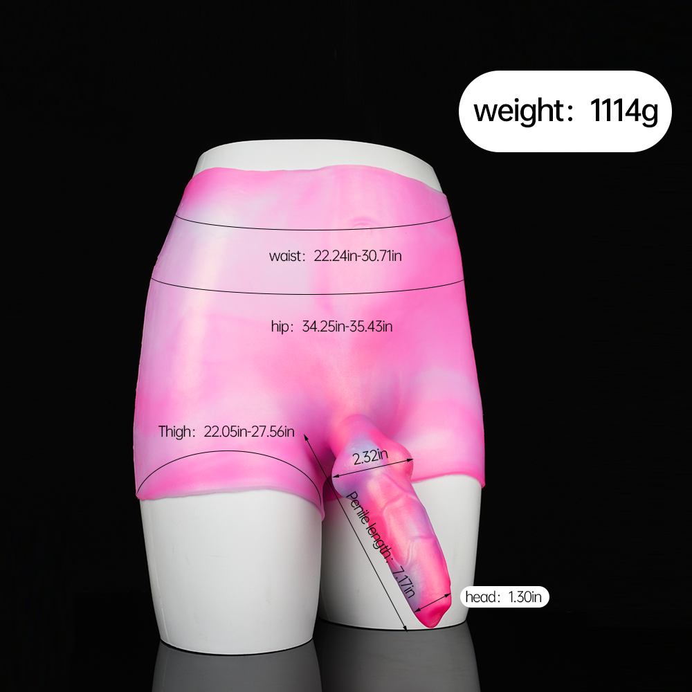 Strap-On-Dildohose mit hoher Taille – geknotete Fantasiedildos, Sexspielzeug für Frauen und Lesben
