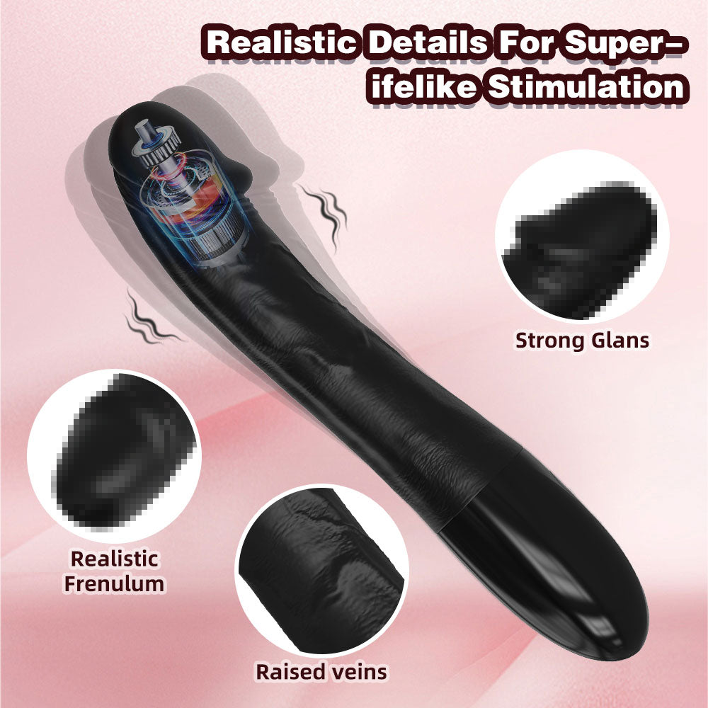 Realistic Glan Black Dildo G Spot Vibrator - Vibrating Panties Anal Di Domlust Realistic Glan Black Dildo G Spot Vibrator - Vibrating Panties Anal Di Domlust