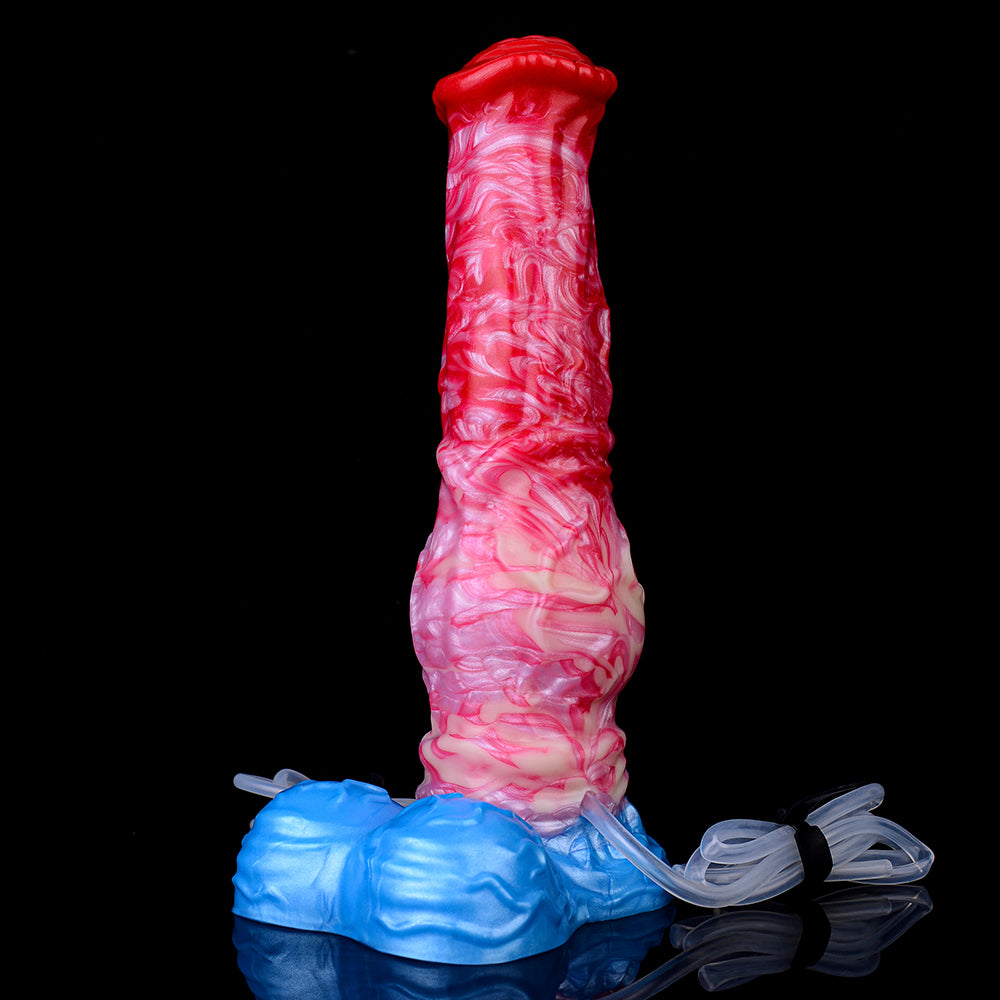 Aufblasbarer spritzender Pferdedildo – Fantasy Monsterdildo, Analsexspielzeug für Frauen, Masturbation