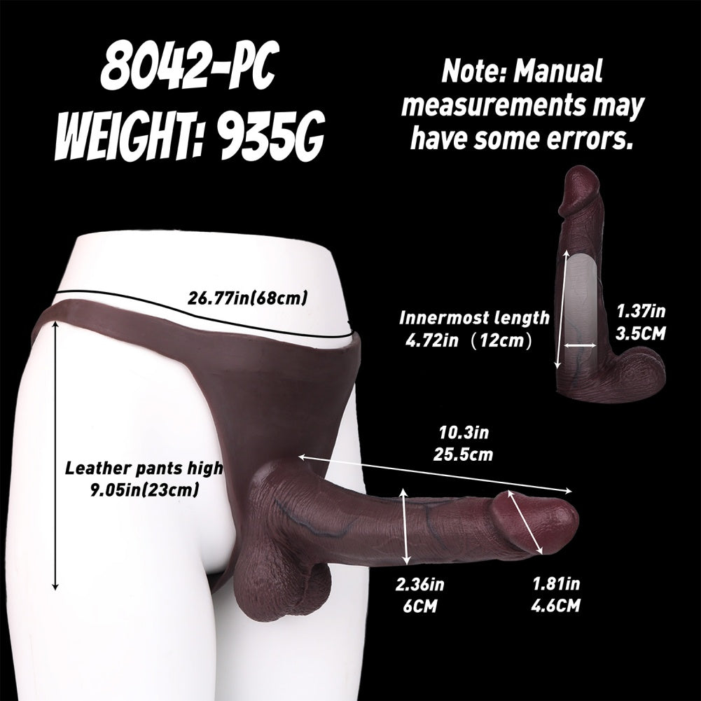 Penis Enhancement Sheath Underwear for Men – Realistic Flesh-Like Silicone Wearable for Erectility Improvement