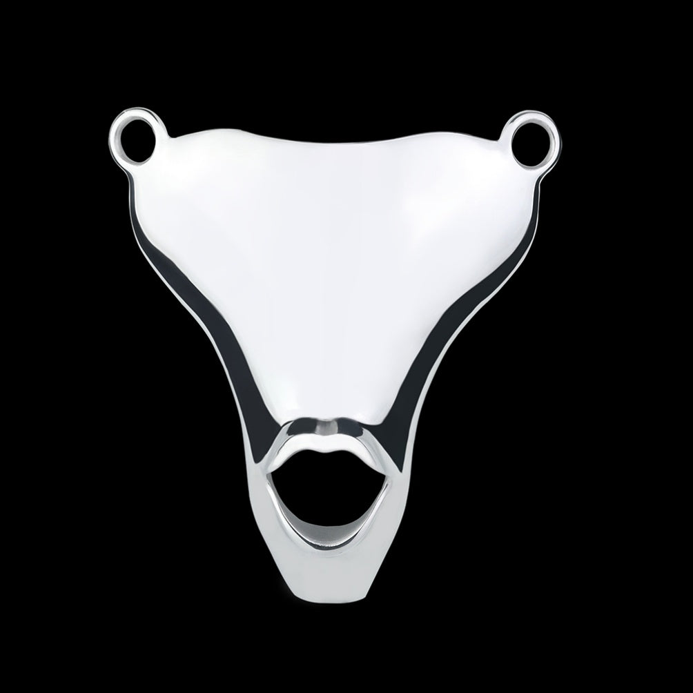 Oral Fantasy Strap-on G-string – Male Chastity Stainless Steel BDSM Toys