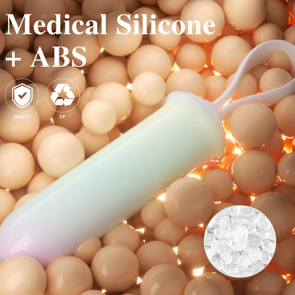 Pull-Ring Bullet Vibrator - Vaginales Einführspielzeug aus Silikon für die weibliche Masturbation