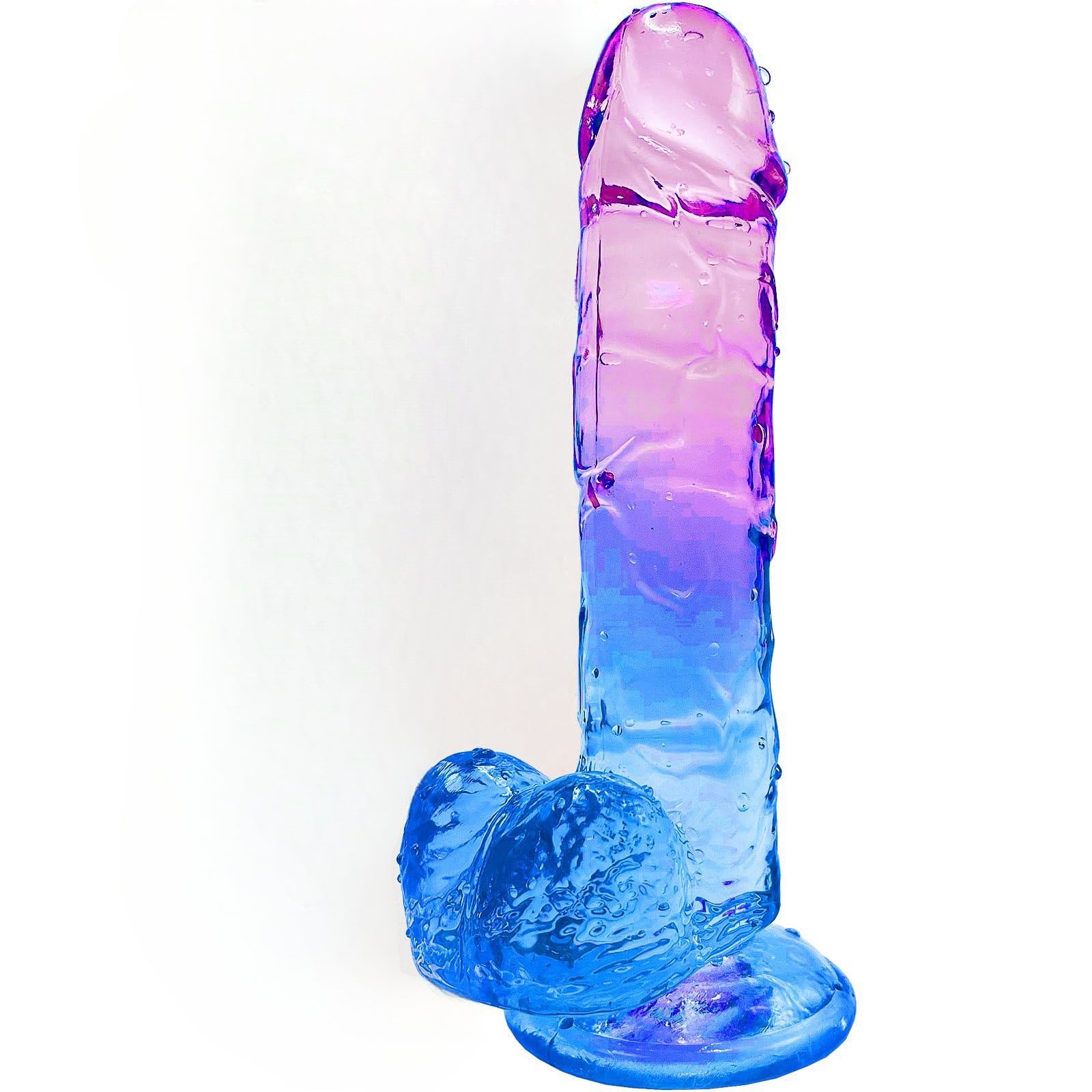 Jelly Colored Dildo Realistic Butt Plug - Lifelike Suction Cup Sex Toy Domlust Jelly Colored Dildo Realistic Butt Plug - Lifelike Suction Cup Sex Toy Domlust